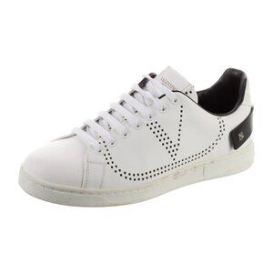 Valentino Leather Low Top Sneakers